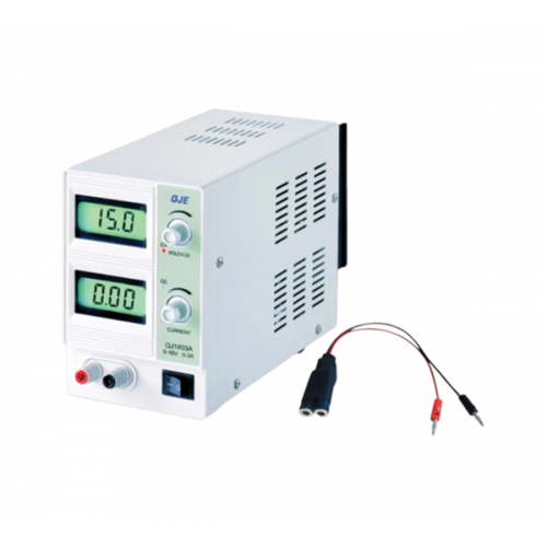 Τροφοδοτικό πάγκου γραμμικό 230V AC -> 0-18V DC 0-3A 54W 1 καναλιού QJ-1803C Amarad