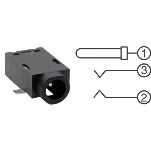 Κονέκτορας DC SMD/SMT 0.65mm PJ-040-SMT-TR CUI Inc