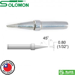 Μύτη κολλητηρίου 0.8mm 621 (κοντή) για το κολλητήρι SL-20I/SL-30I Solomon