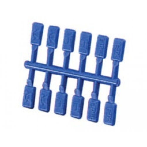 Πινακίδα σήμανσης πρίζας πλαστική μπλε 7PK317 T/PRO