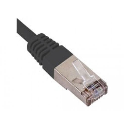 Καλώδιο patch cord FTP CAT5e 0.5m μαύρο