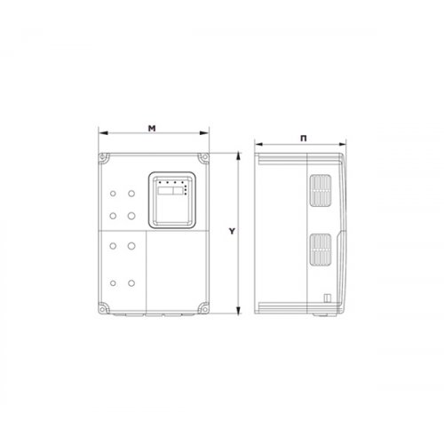 Inverter ισχύος ρυθμιστής στροφών 1Φ in 230V -> 3Φ out 230V 2.2KW CHF100A INVT