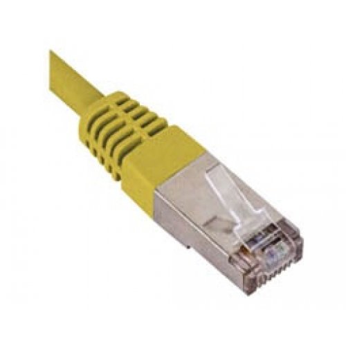 Καλώδιο patch cord FTP CAT5e 1m κίτρινο