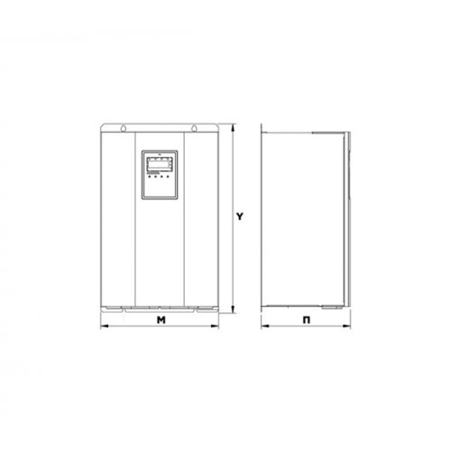 Inverter ισχύος ρυθμιστής στροφών 3Φ in 400V -> out 400V 15KW CHV160A INVT