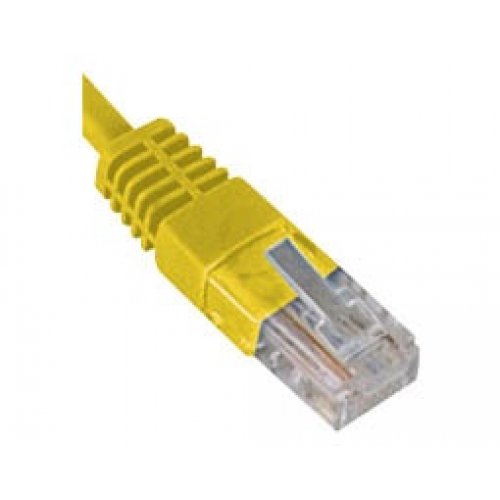 Καλώδιο patch cord UTP CAT6 0.5m κίτρινο