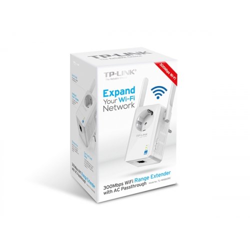 Range Extender 300Mbit + Πρίζα Εναλλασσόμενου Ρεύματος TL-WA860RE TP-LINK