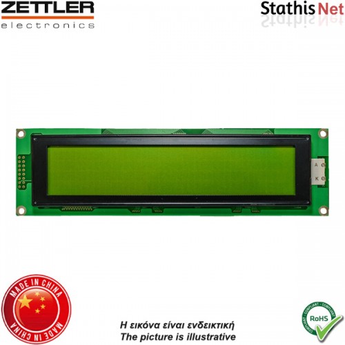 Οθόνη LCD display 4x40 πράσινου φωτισμού ACM4004HA-ML-YBW-03 ZETTLER Οθόνη LCD display 4x40 πράσινου φωτισμού ACM4004HA-ML-YBW-03 ZETTLER