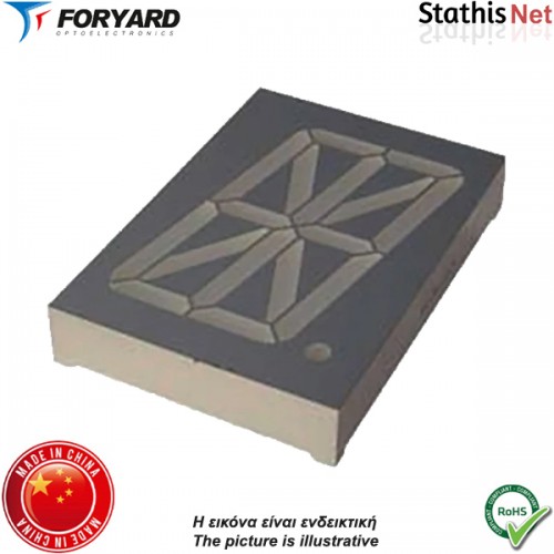 Display led αλφαριθμητικά 50.8mm ανόδου κόκκινο TPD-20011BD Foryard