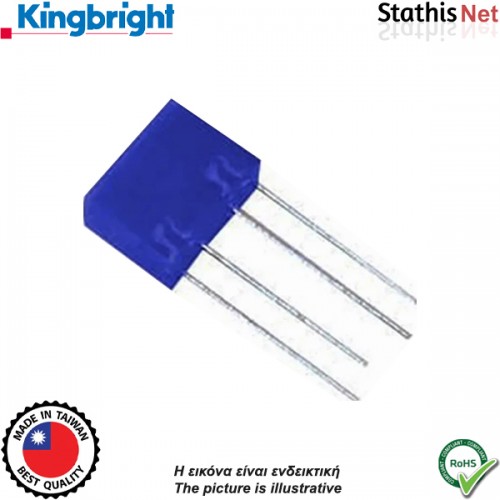Display led light bar 10x5x8mm παραλληλόγραμμο μπλέ L-835/2MBDTL-F01 Kingbright