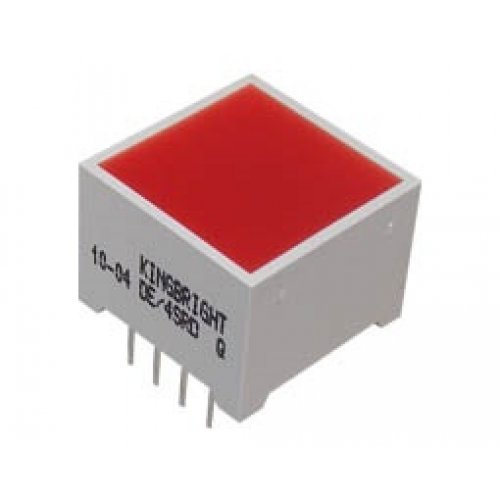 Display led light bar 15X15mm κόκκινο τετράγωνο DE/4