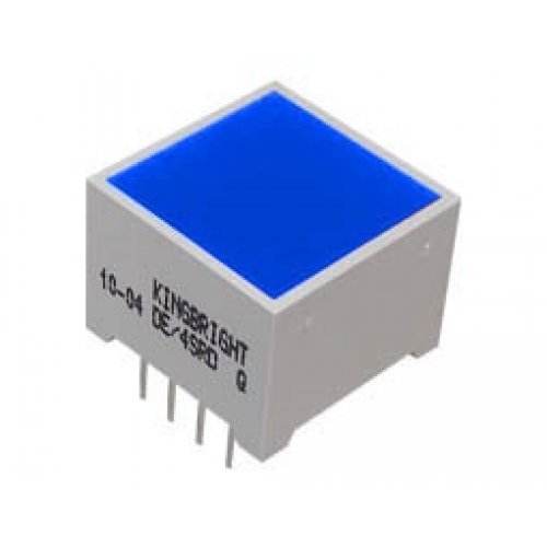 Display led light bar 15X15mm μπλέ τετράγωνο DE/4PB