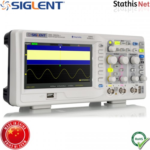 Ψηφιακός παλμογράφος 2 καναλιών 50MHz SDS1052DL+ Siglent