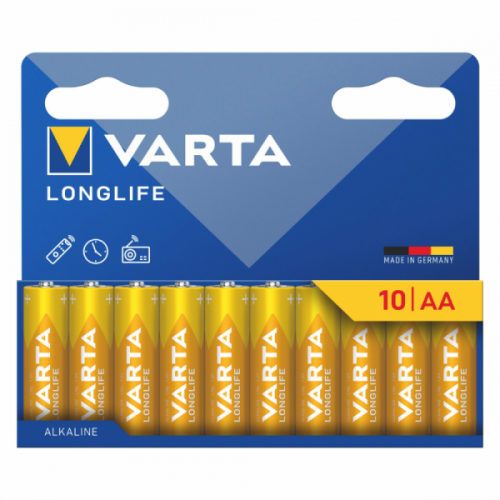 Μπαταρία αλκαλική LR06 AA BL10pcs 4106 Long Life VARTA