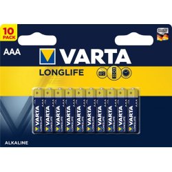 Μπαταρία αλκαλική LR03 AAA BL10pcs 4103 Long Life VARTA