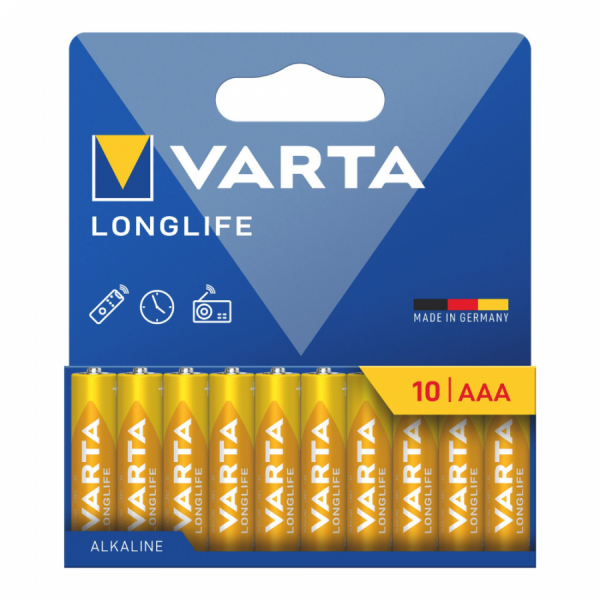 Μπαταρία αλκαλική LR03 AAA BL10pcs 4103 Long Life VARTA Μπαταρία αλκαλική LR03 AAA BL10pcs 4103 Long Life VARTA