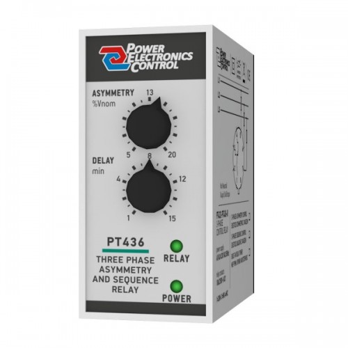 Επιτηρητής ασυμμετρίας & διαδοχής χωρίς ουδέτερο 400VAC τριφασικός ( 3Φ ) PT436-11 Power Electronics Control