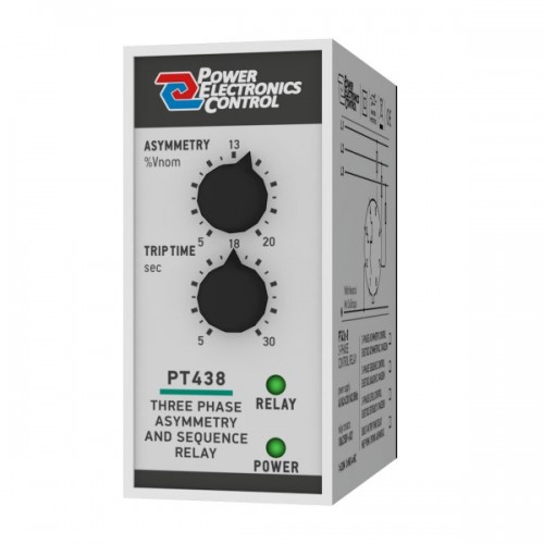 Επιτηρητής ασυμμετρίας και διαδοχής 3 φάσεων 230VAC ( 3Φ ) PT438-11 Power Electronics Control