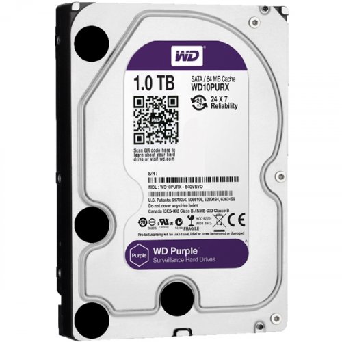 Σκληρός δίσκος 2TB SATA III Purple WD20PURX Western digital