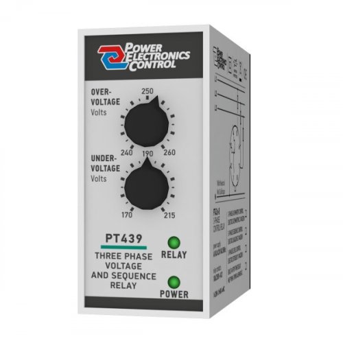 Επιτηρητής διαδοχής φάσης 230V AC τριφασικός ( 3Φ ) PT439-11 Power Electronics Control