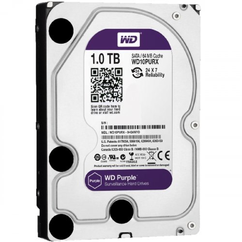 Σκληρός δίσκος 6TB SATA III Purple WD60PURX Western digital