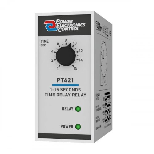 Relay χρονικό καθυστέρησης 1-15 sec 230VAC PT421-11 Power Electronics Control