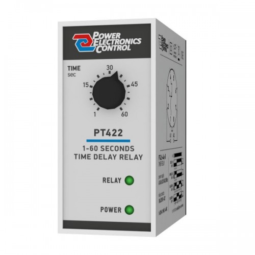 Relay χρονικό καθυστέρησης 1-60sec 230VAC PT422-11 Power Electronics Control