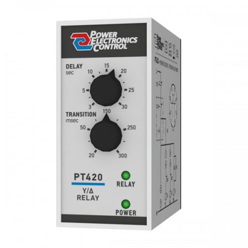 Relay χρονικό αστέρος-τριγώνου 230V AC PT420-11 Power Electronics Control