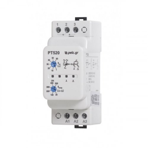 Relay χρονικό αστέρος-τριγώνου 230VAC PT520 Power Electronics Control