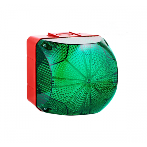 Φάρος μικρός FLASH LED 24V AC/DC 99x94mm πράσινος IP66 QDS Auer Signal