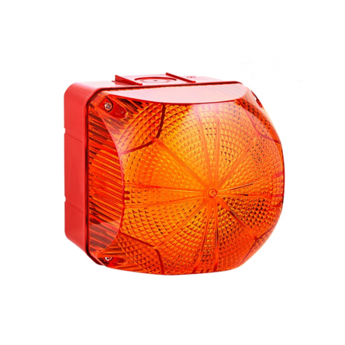 Φάρος μικρός FLASH LED 230V AC 99x94mm πορτοκαλί IP66 QDS Auer Signal