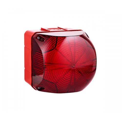 Φάρος μικρός FLASH LED 230V AC 99x94mm κόκκινος IP66 QDS Auer Signal