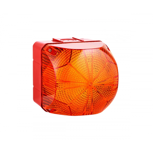 Φάρος μεσαίος FLASH LED 24-48V AC/DC 138x132mm πορτοκαλί IP66 QDM Auer Signal