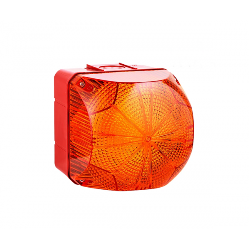Φάρος μεσαίος FLASH LED 110-240V AC/DC 138x132mm πορτοκαλί IP66 QDM Auer Signal