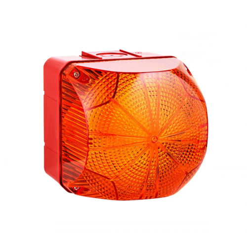 Φάρος μεγάλος FLASH LED 24-48V AC/DC 177x184mm πορτοκαλί IP66 QDL Auer Signal