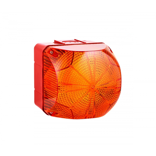 Φάρος μεγάλος FLASH LED 110-240V AC/DC 177x184mm πορτοκαλί IP66 QDL Auer Signal