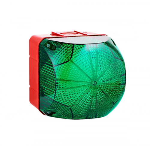 Φάρος μεγάλος FLASH LED 110-240V AC/DC 177x184mm πράσινος IP66 QDL Auer Signal Φάρος μεγάλος FLASH LED 110-240V AC/DC 177x184mm πράσινος IP66 QDL Auer Signal