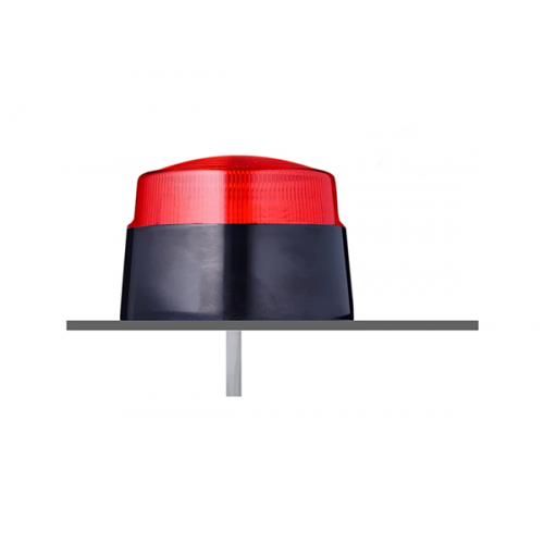 Φάρος strobe xenon Φ65 12V DC 76x52mm κόκκινο IP65 XB2 Auer Signal