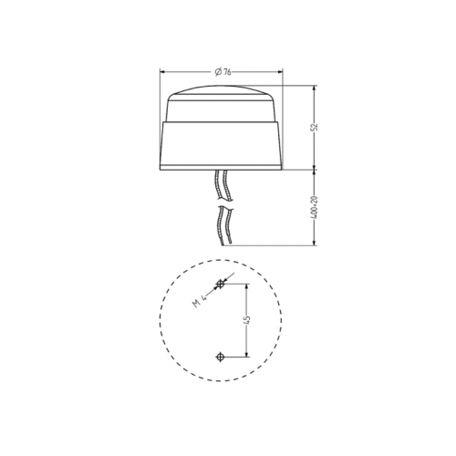 Video balun-converter + audio BNC/RJ45 FS-HD4301VPΑ Folksafe