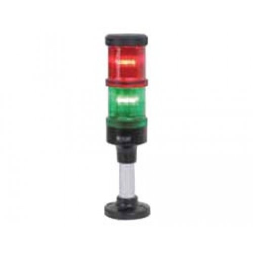Φάρος πύργος LED Φ60 κόκκινο/πράσινο σταθερός 24VAC/DC EC060-Q02 AUER