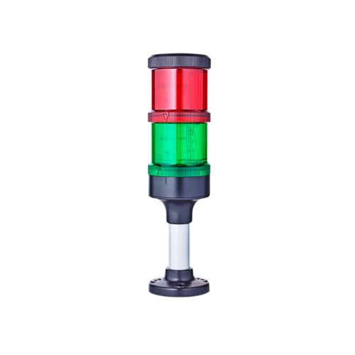 Φάρος πύργος LED Φ60 24V AC/DC 120mm κόκκινος/πράσινος IP66 Q02 Auer Signal