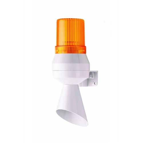 Φάρος με σειρήνα-κόρνα mini 230V AC 213x75mm 88dB πορτοκαλί IP43 KLL Auer Signal