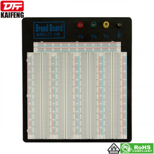 Πλακέτα δοκιμών (breadboard) με μπόρνες 2560P ZY-W208 DFT