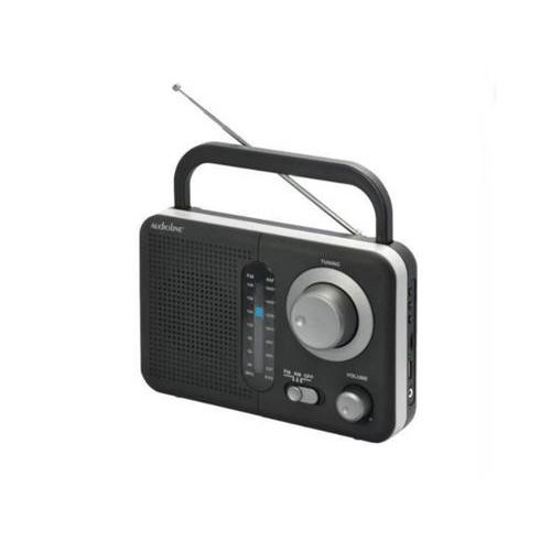 Ραδιόφωνο Φορητό Αναλογικό Μαύρο-Ασημί TR-412 Audioline
