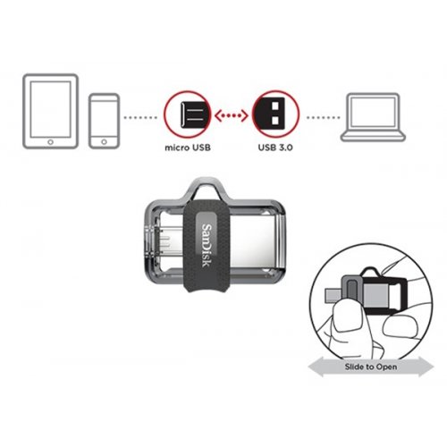 Usb flash drive dual ultra 3.0 SDDD3-032G-G46 32GB SanDisk