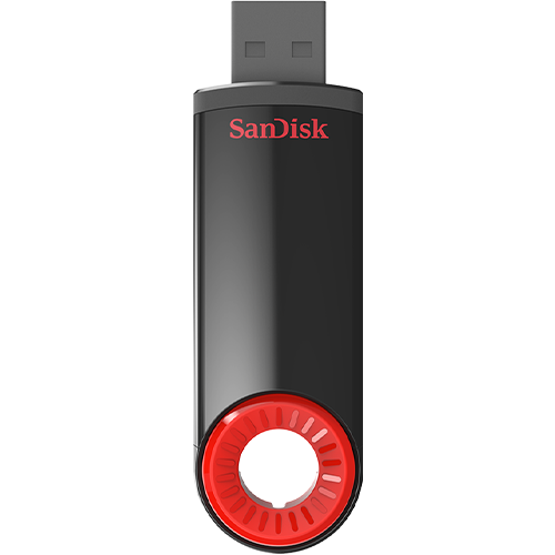 USB flash drive SDCZ57-016G-B35 16GB μαύρο cruzer Dial SanDisk
