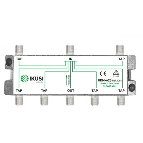 Διακλαδωτής TAP-OFF ->6 εξόδων UDM-615 IKUSI