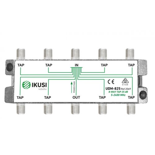 Διακλαδωτής TAP-OFF ->8 εξόδων UDM-820 IKUSI