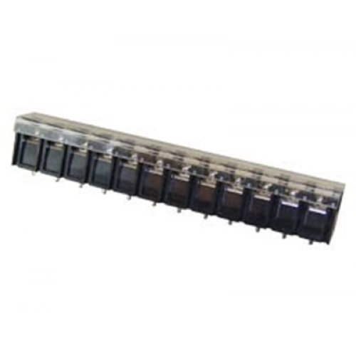 Κλέμα PCB με διαχωριστικά 12Pins 10mm μαύρη YK-601-12P Anytek