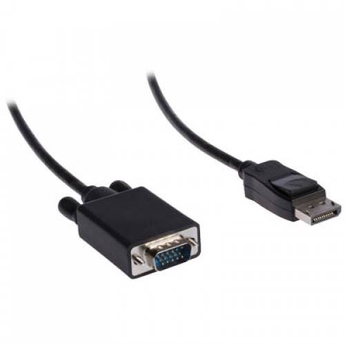 Καλώδιο DisplayPort αρσενικό -> VGA αρσενικό 1.0m VLCPCCGP37301BK10 Nedis