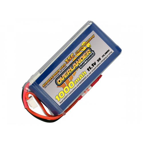 Μπαταρία Λιθίου 7.4V 1000mAh Lipo SuperSportPro 35C Overlander